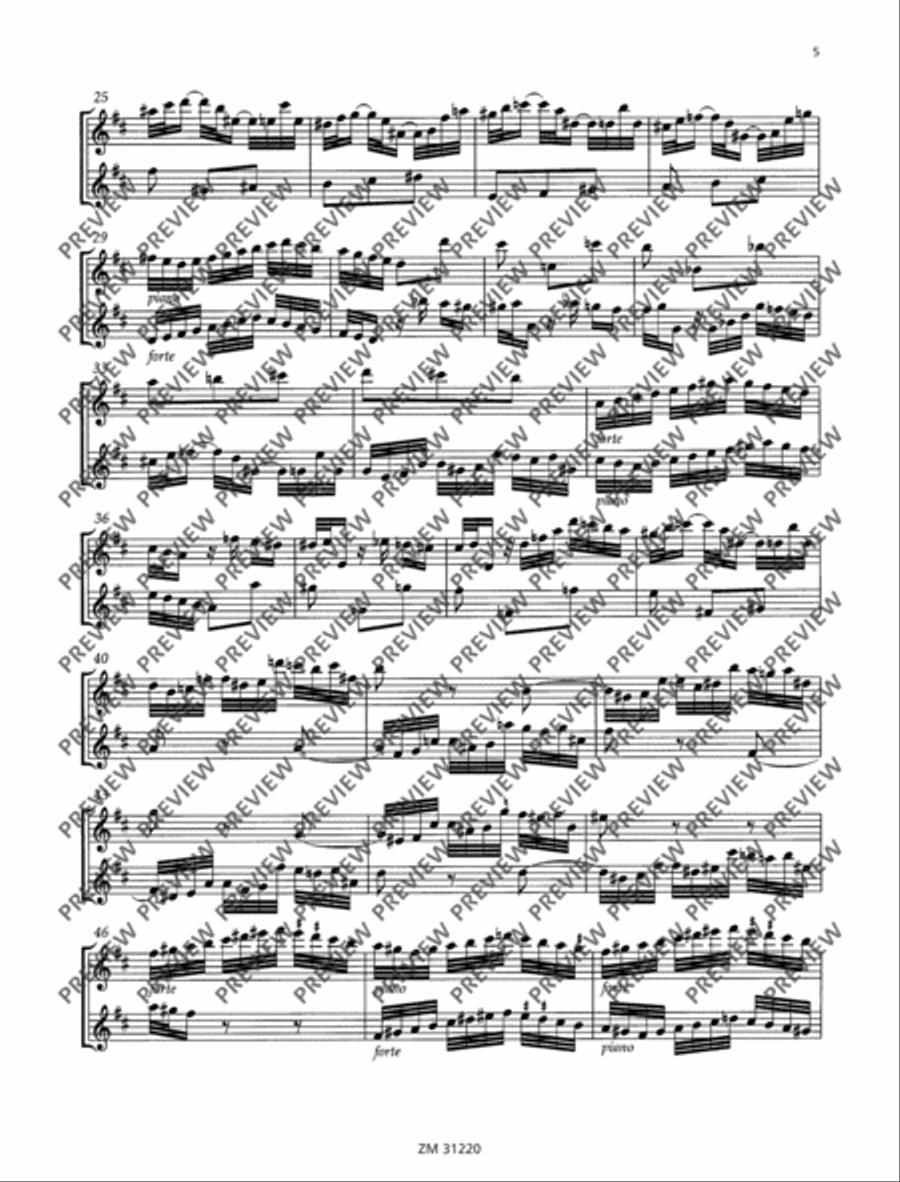 Duets Flute Duet scores gallery preview page 6