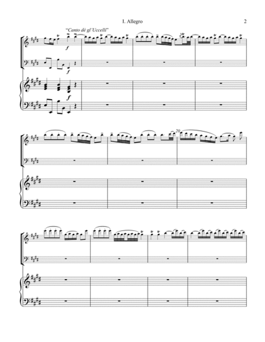 Allegro (i) from La Primavera (Spring) RV. 269 for piano trio image number null