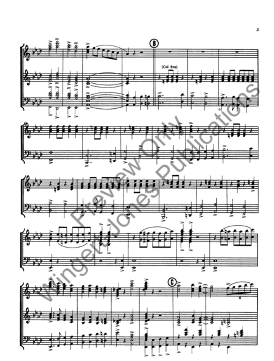 Tour De Force (Score) Concert Band scores gallery preview page 5