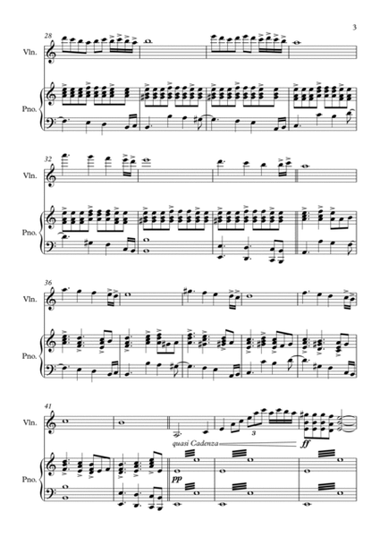 Danza Andante - Short Pieces for Violin and Piano image number null