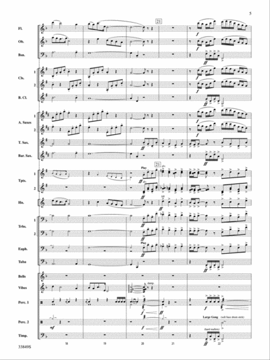 Fallen Heroes Fallen Heroes Concert Band scores gallery preview page 5