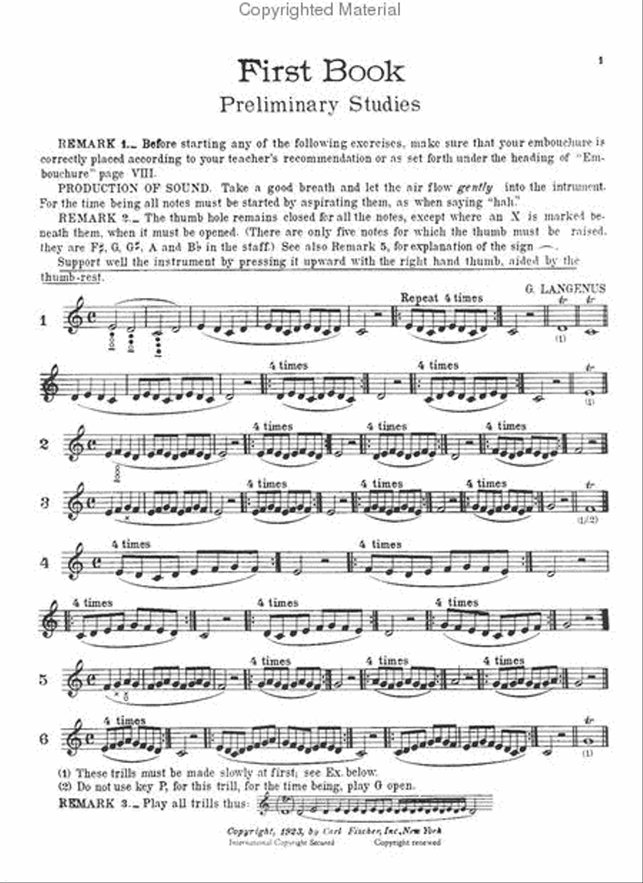 Complete Method For the Clarinet B-Flat Clarinet scores gallery preview page 2