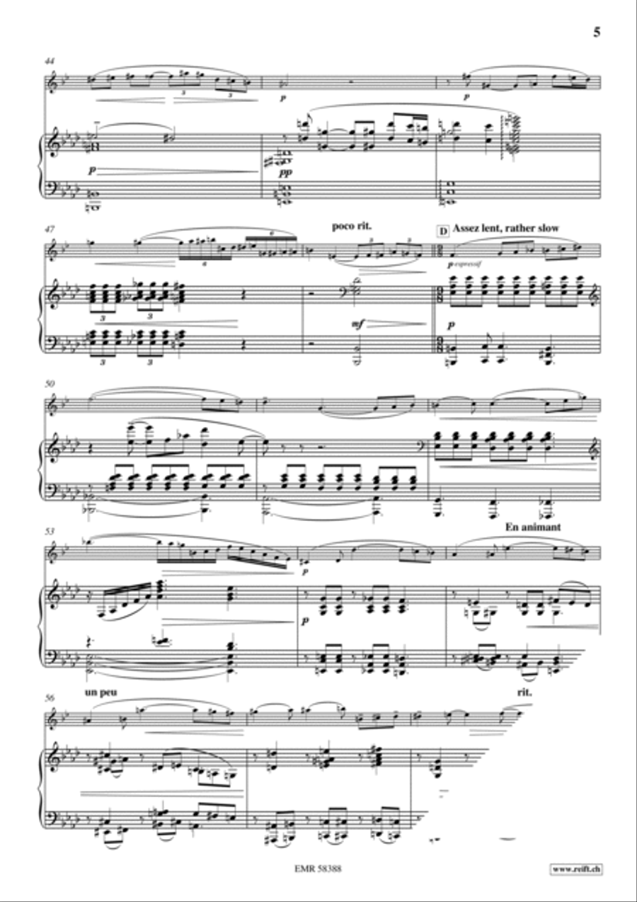 Morceau Symphonique Tenor Saxophone scores gallery preview page 6