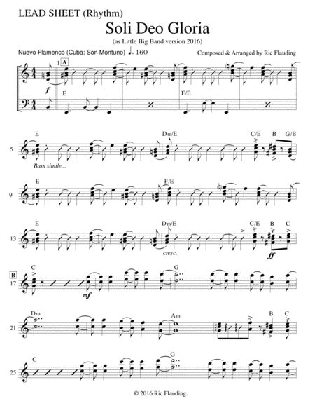 Soli Deo Gloria (Lead Sheet) image number null