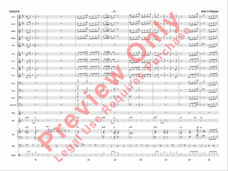 Work in Progress Jazz Ensemble scores gallery preview page 16