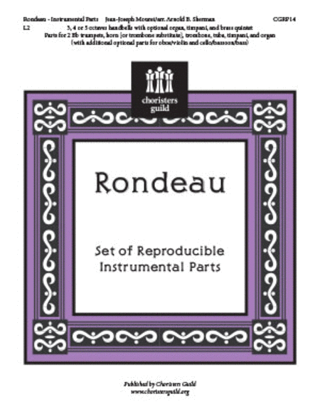 Rondeau - Reproducible Instrumental Parts image number null