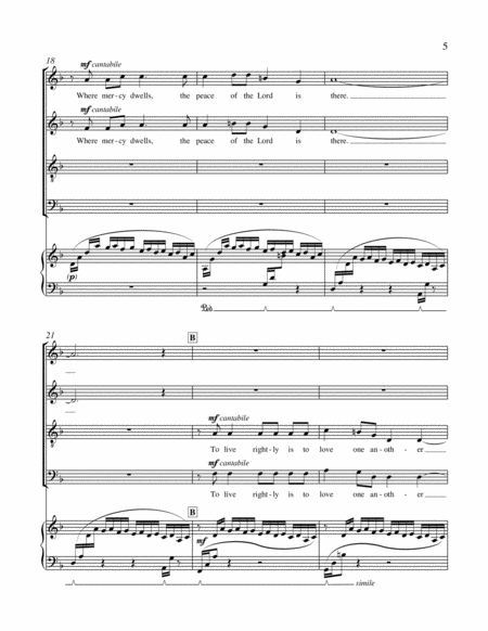 The Tree of Peace (Downloadable Piano/Choral Score)