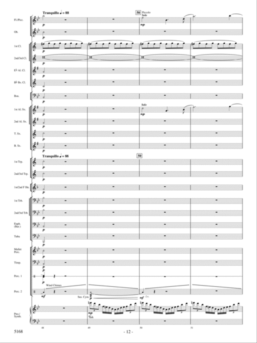 Brule River Celebration Concert Band scores gallery preview page 11