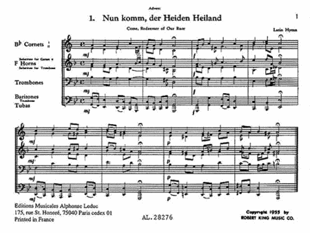 22 Chorals (quartet-brass)