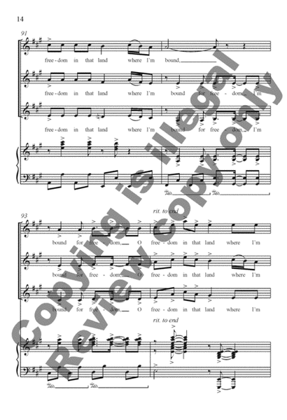 Gospel Songs: Come and Go with Me to That Land (Piano/Choral Score) image number null