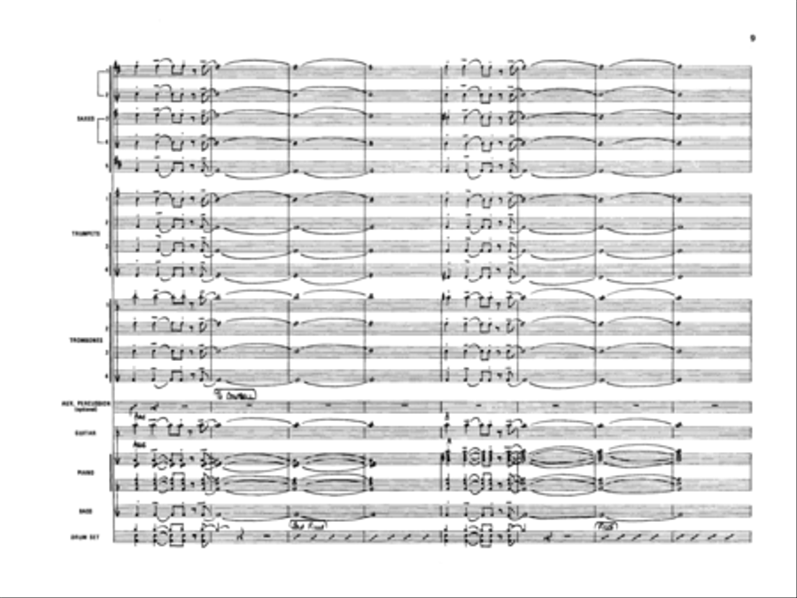 Island Girl Island Girl Jazz Ensemble scores gallery preview page 9