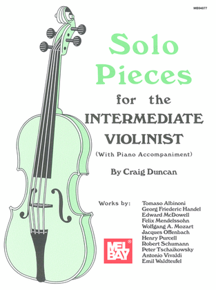Book cover for Solo Pieces for the Intermediate Violinist