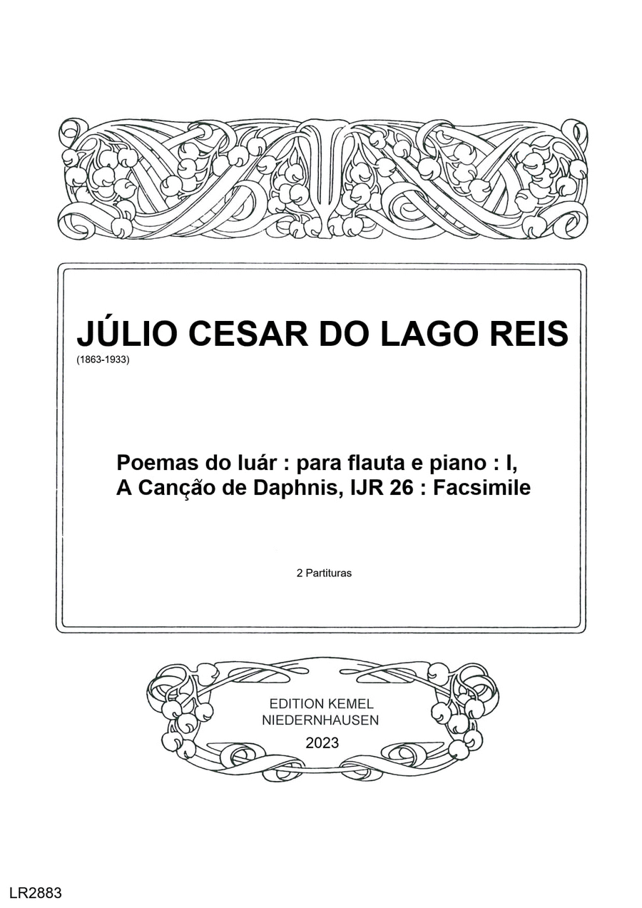 Poemas do luar Piano scores gallery preview page 1