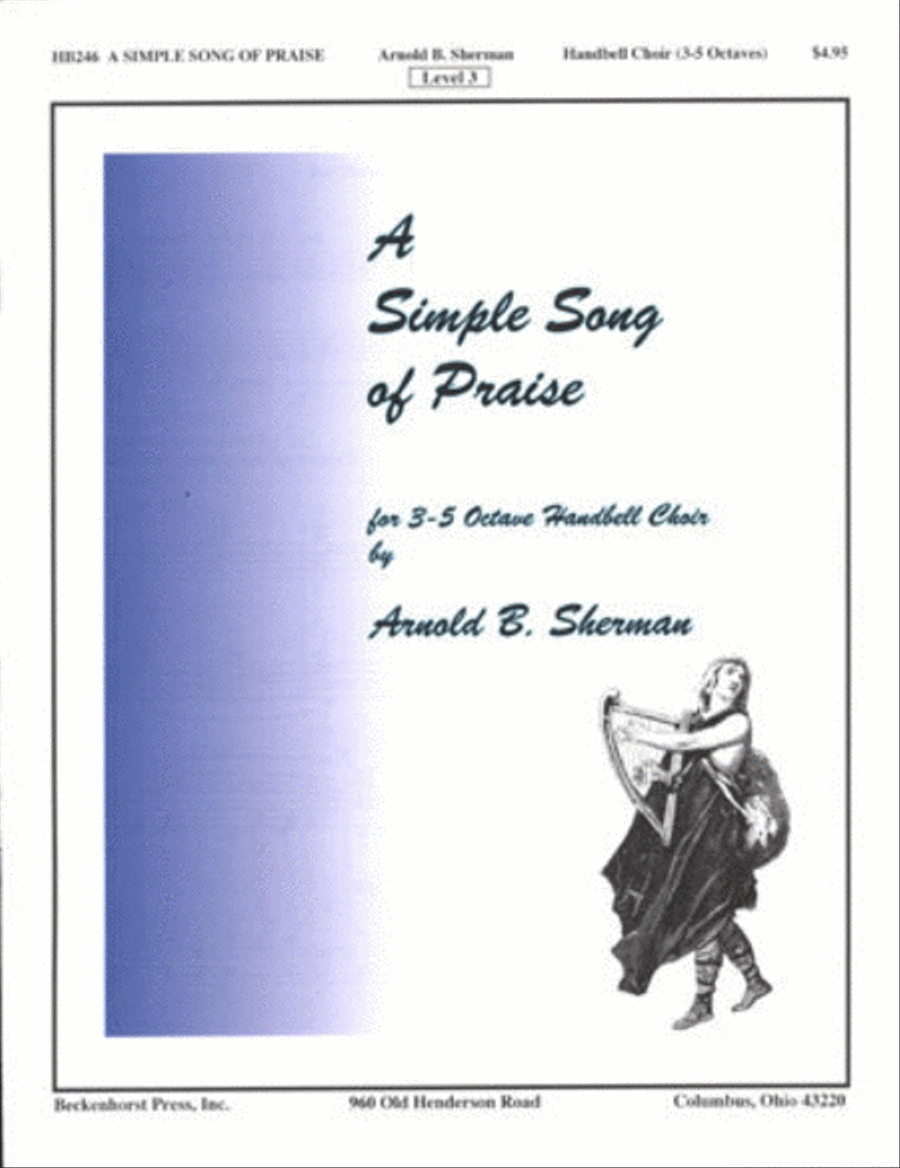 A Simple Song of Praise 5-Octaves scores gallery preview page 1