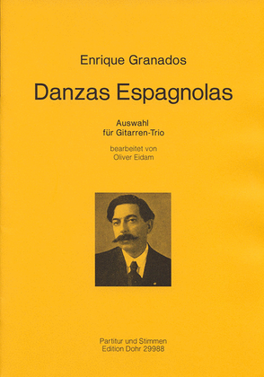 Book cover for Danzas Espagnolas (Auswahl) (für Gitarren-Trio)