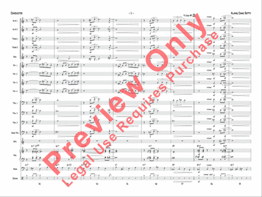 Along Came Betty Jazz Ensemble scores gallery preview page 6