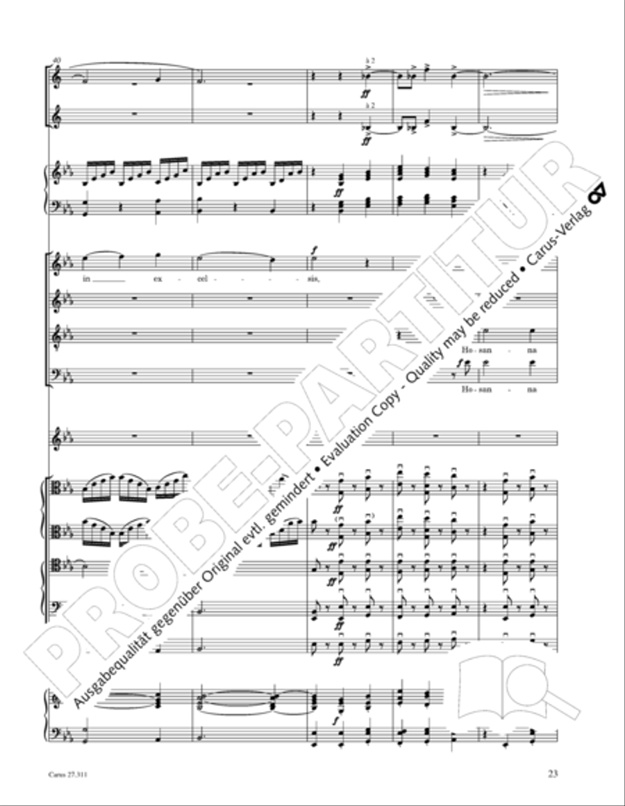 Requiem - church version (Requiem. Fassung mit kleinem Orchester) 4-Part scores gallery preview page 39