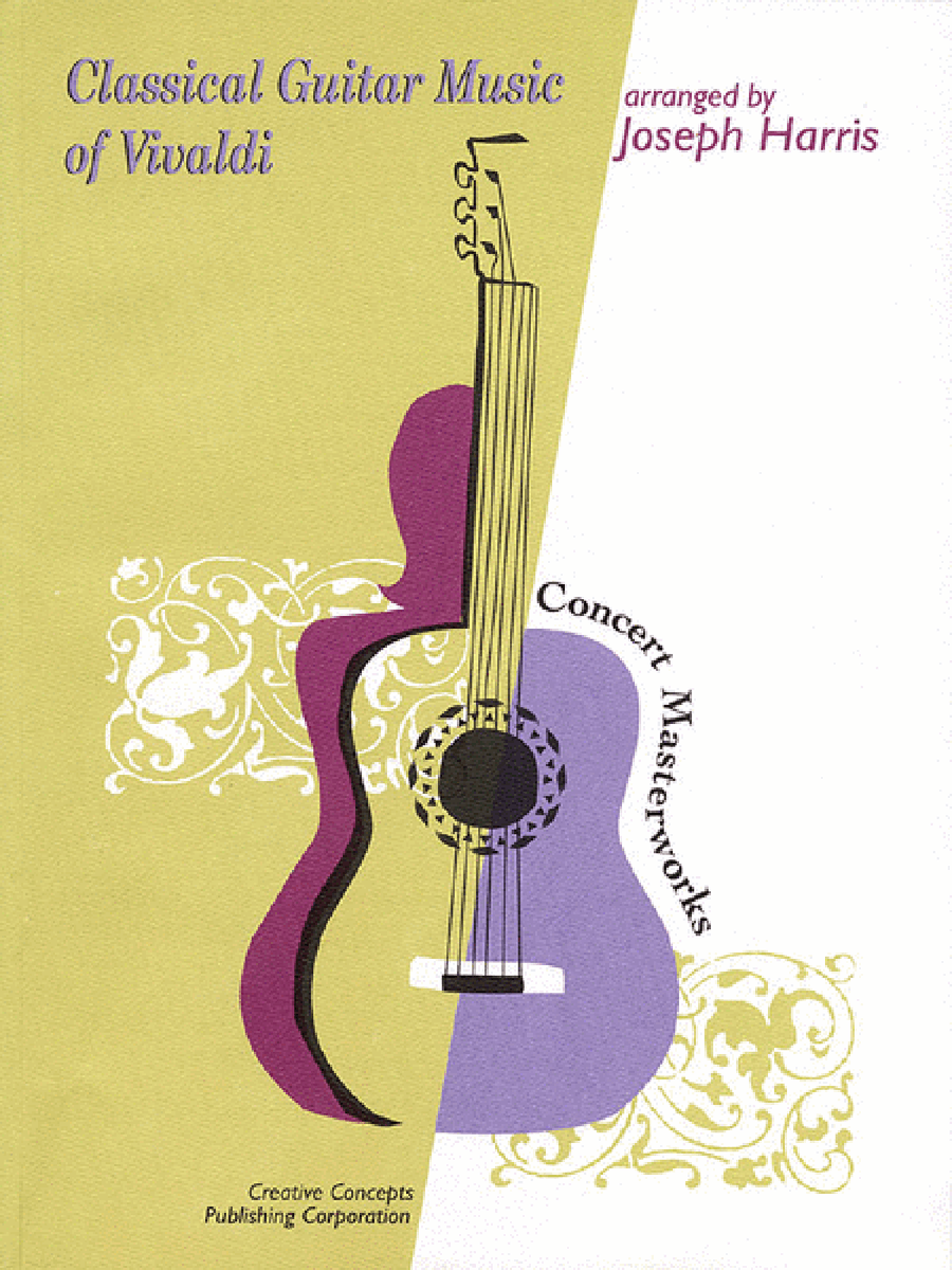 Classical Guitar Music of Vivaldi Acoustic Guitar scores gallery preview page 1