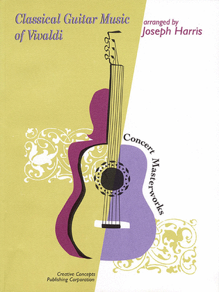 Book cover for Classical Guitar Music of Vivaldi