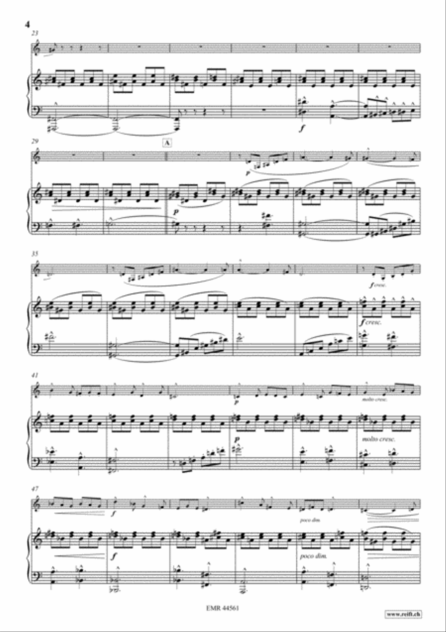 Scherzo Bass Clarinet scores gallery preview page 5