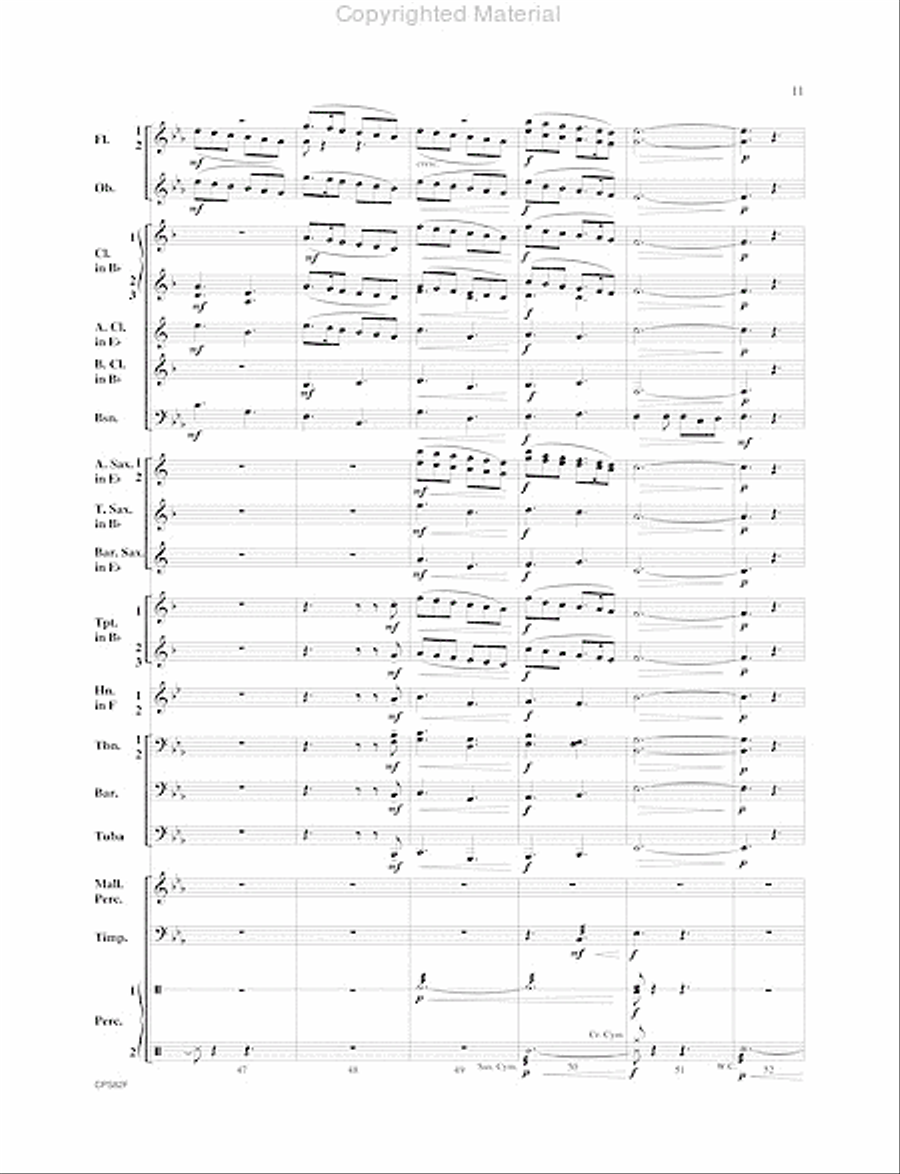 Highland Celebration Concert Band scores gallery preview page 12