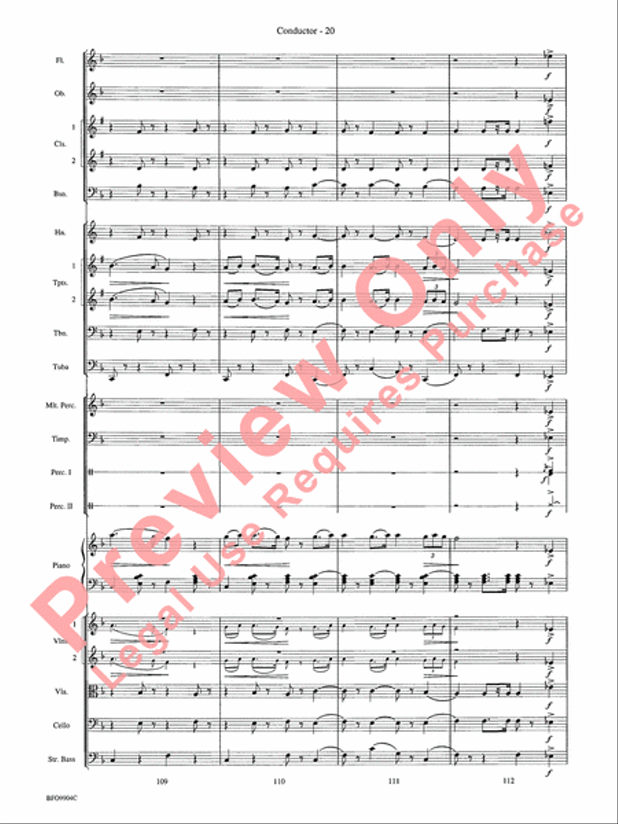 Commencement Suite Full Orchestra scores gallery preview page 23