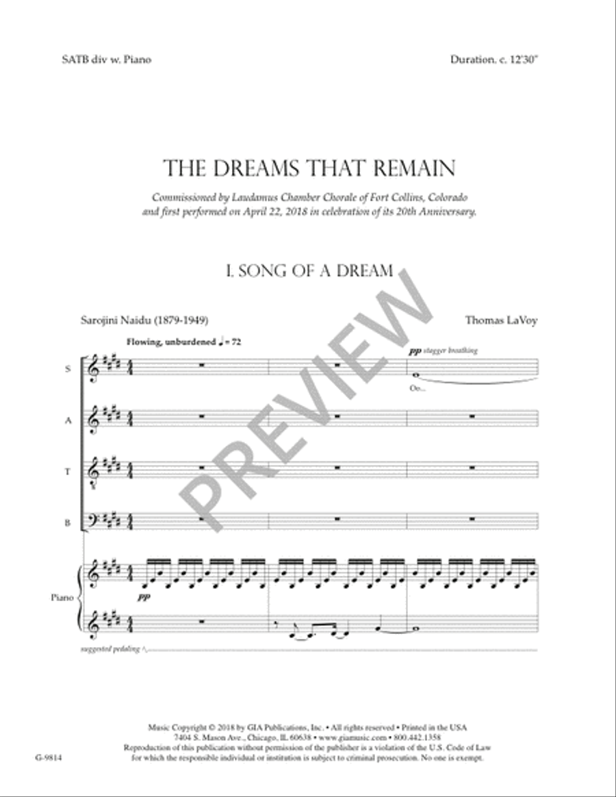 The Dreams That Remain Divisi scores gallery preview page 5
