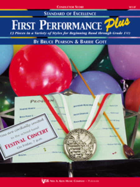 Standard Of Excellence: First Performance Plus - Conductors Score
