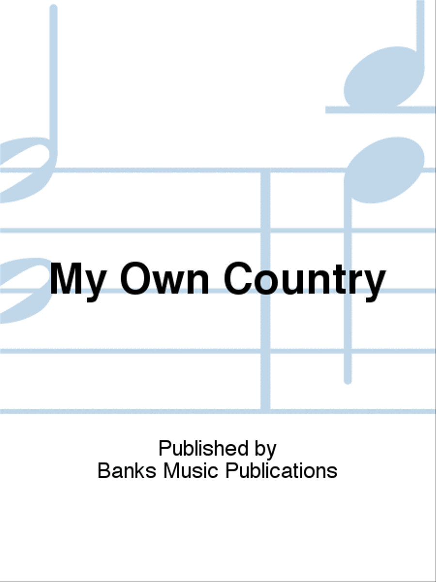 My Own Country My Own Country Choir scores gallery preview page 1