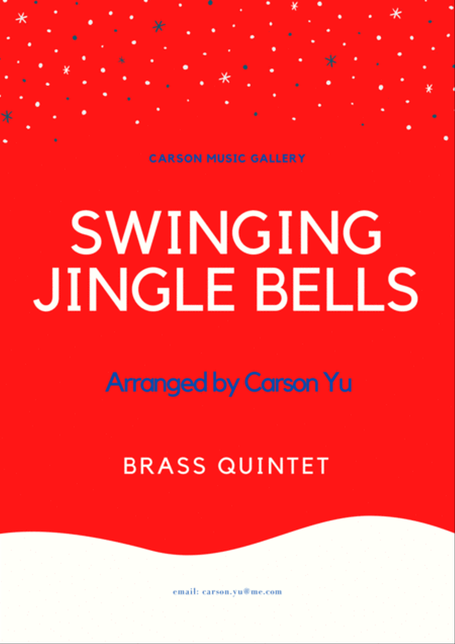 Swinging Jingle Bells - for Brass Quintet (arr. Carson Yu) Brass Quintet scores gallery preview page 1