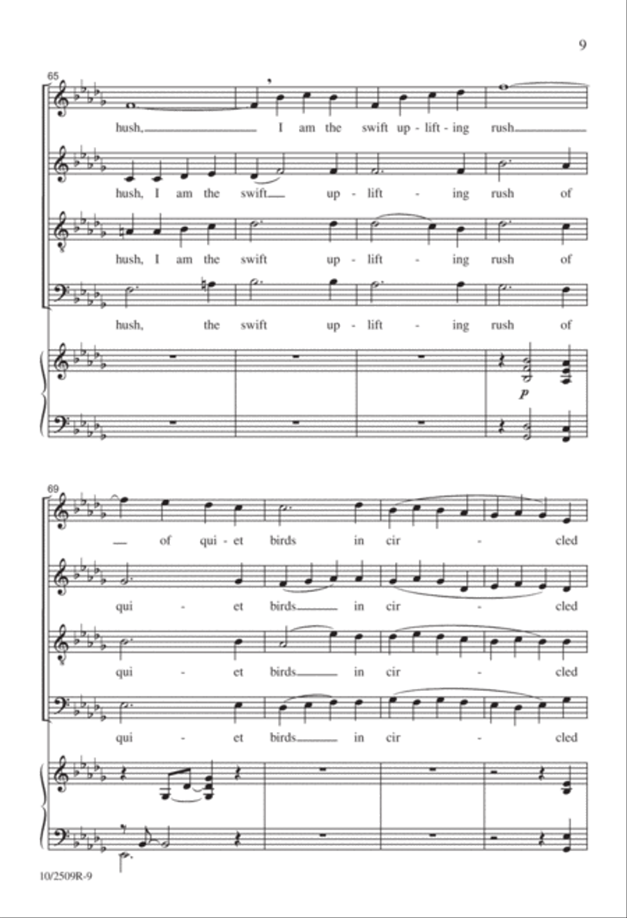 Do Not Stand at My Grave and Weep 4-Part scores gallery preview page 9