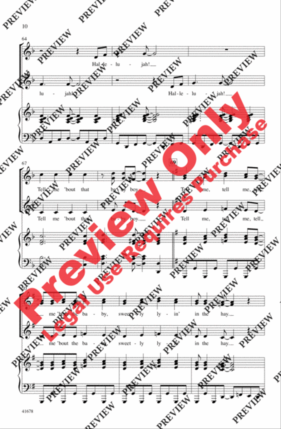 Tell Me, Tell Me! Tell Me, Tell Me! Women's Choir scores gallery preview page 10