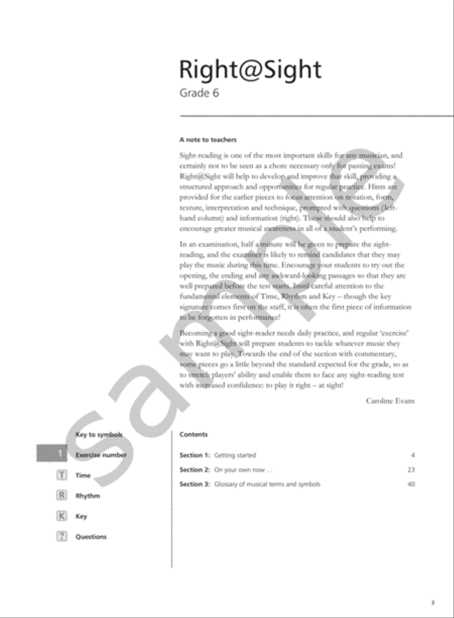 Right@Sight Piano Grade 6 Piano Method scores gallery preview page 2