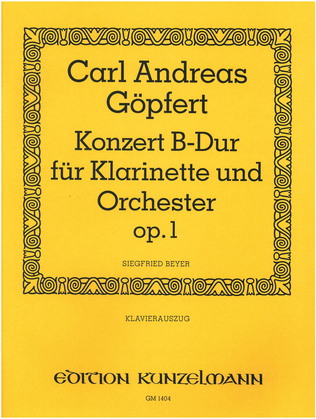 Book cover for Concerto for clarinet and orchestra