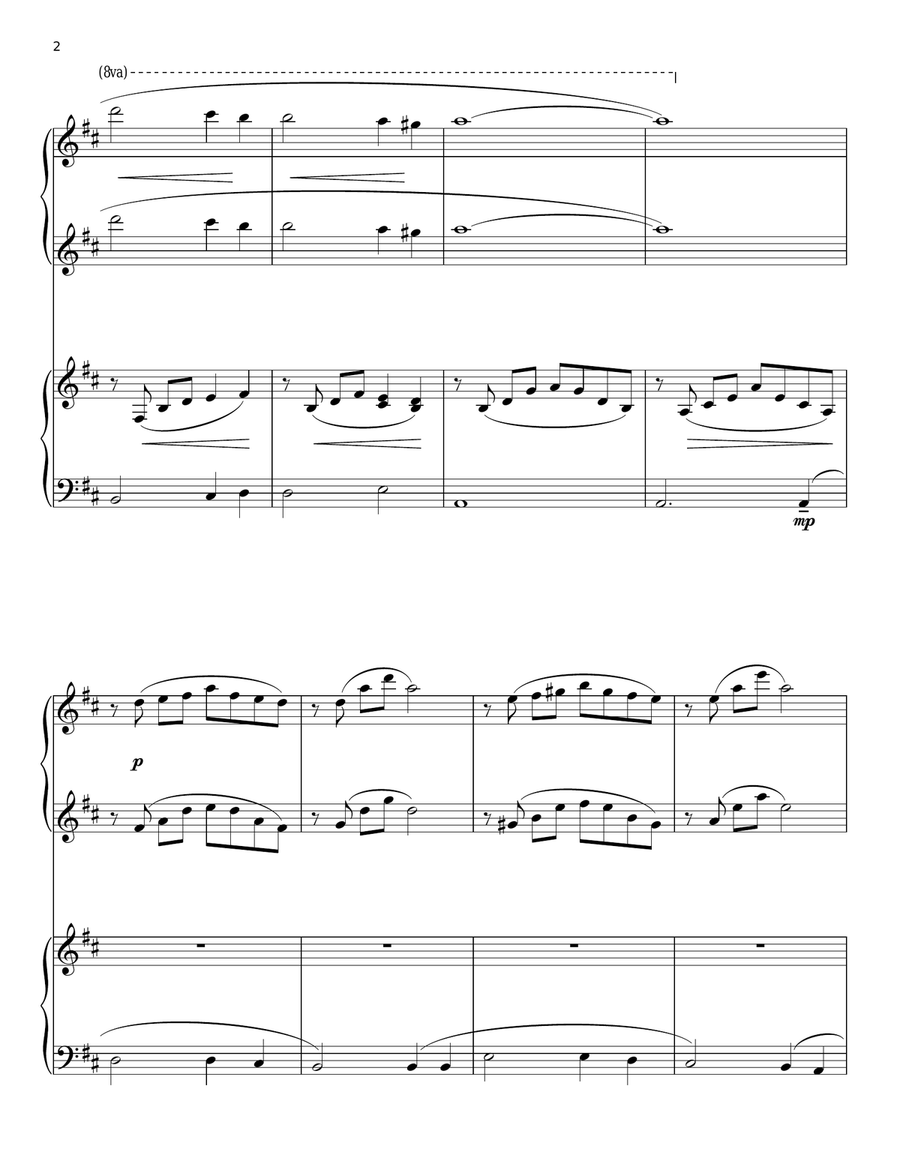 It Is Well With My Soul (arr. Phillip Keveren) Piano Duet scores gallery preview page 2