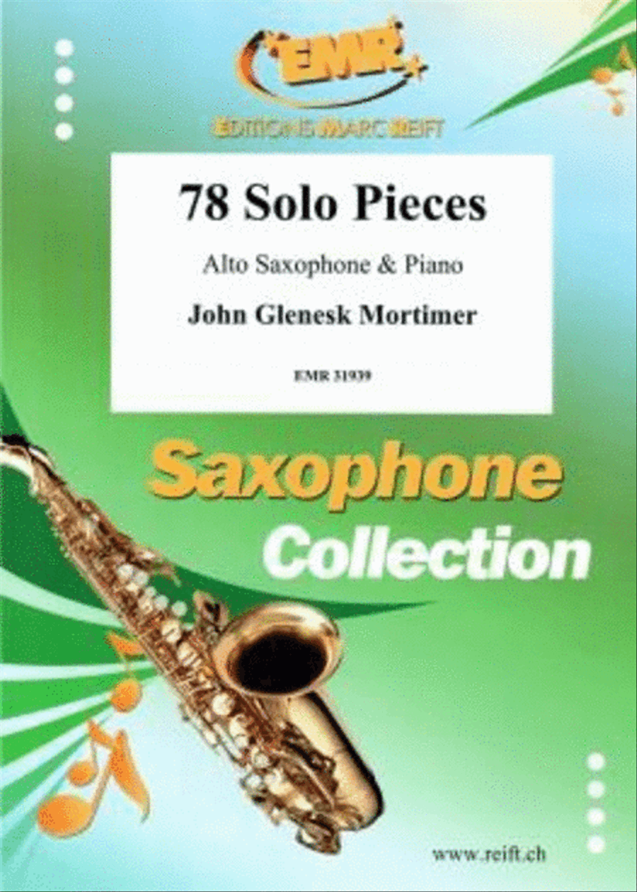 78 Solo Pieces Alto Saxophone scores gallery preview page 1