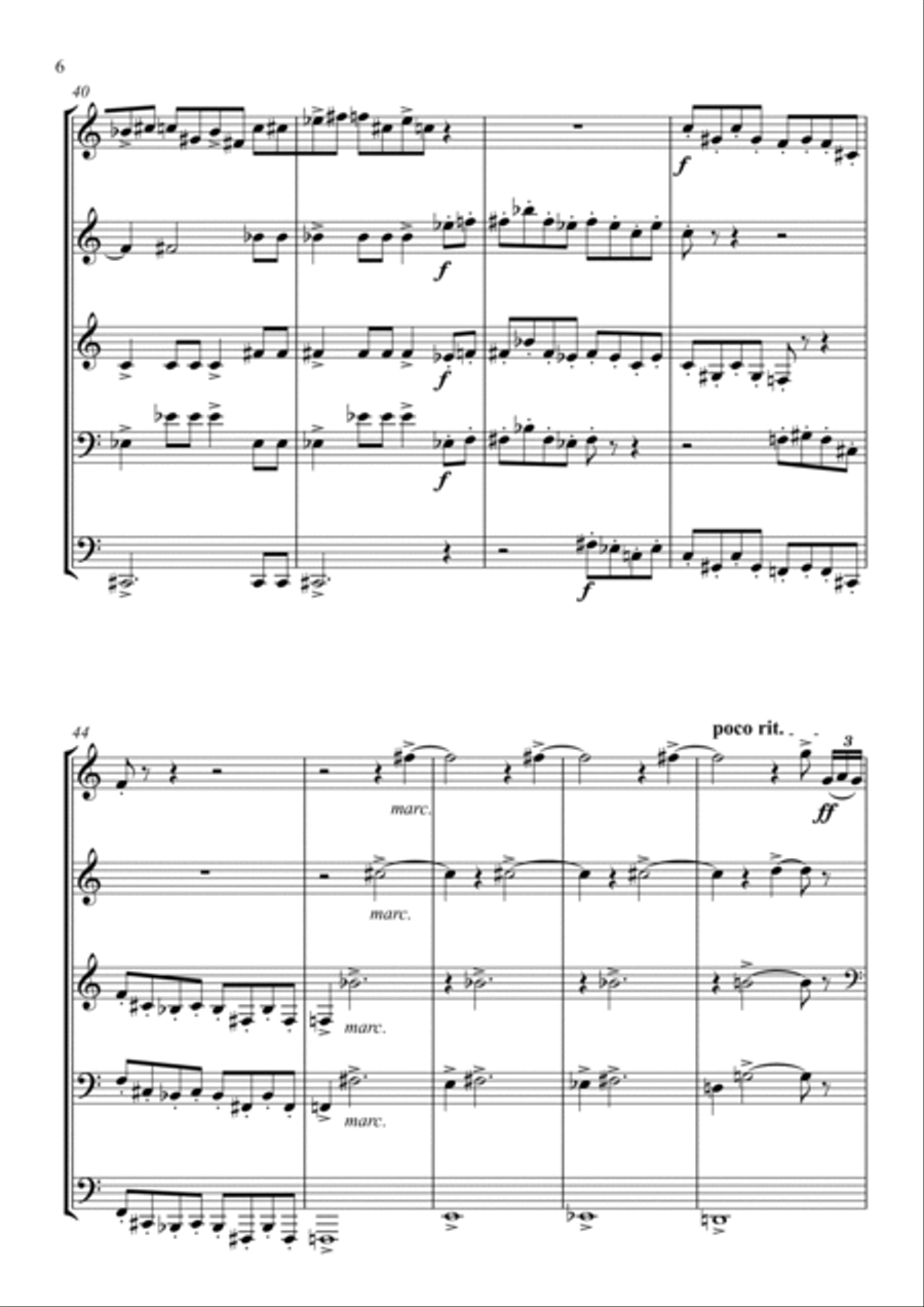 Bryllupsdag på Troldhaugen | Wedding-day at Troldhaugen Chamber Music scores gallery preview page 6