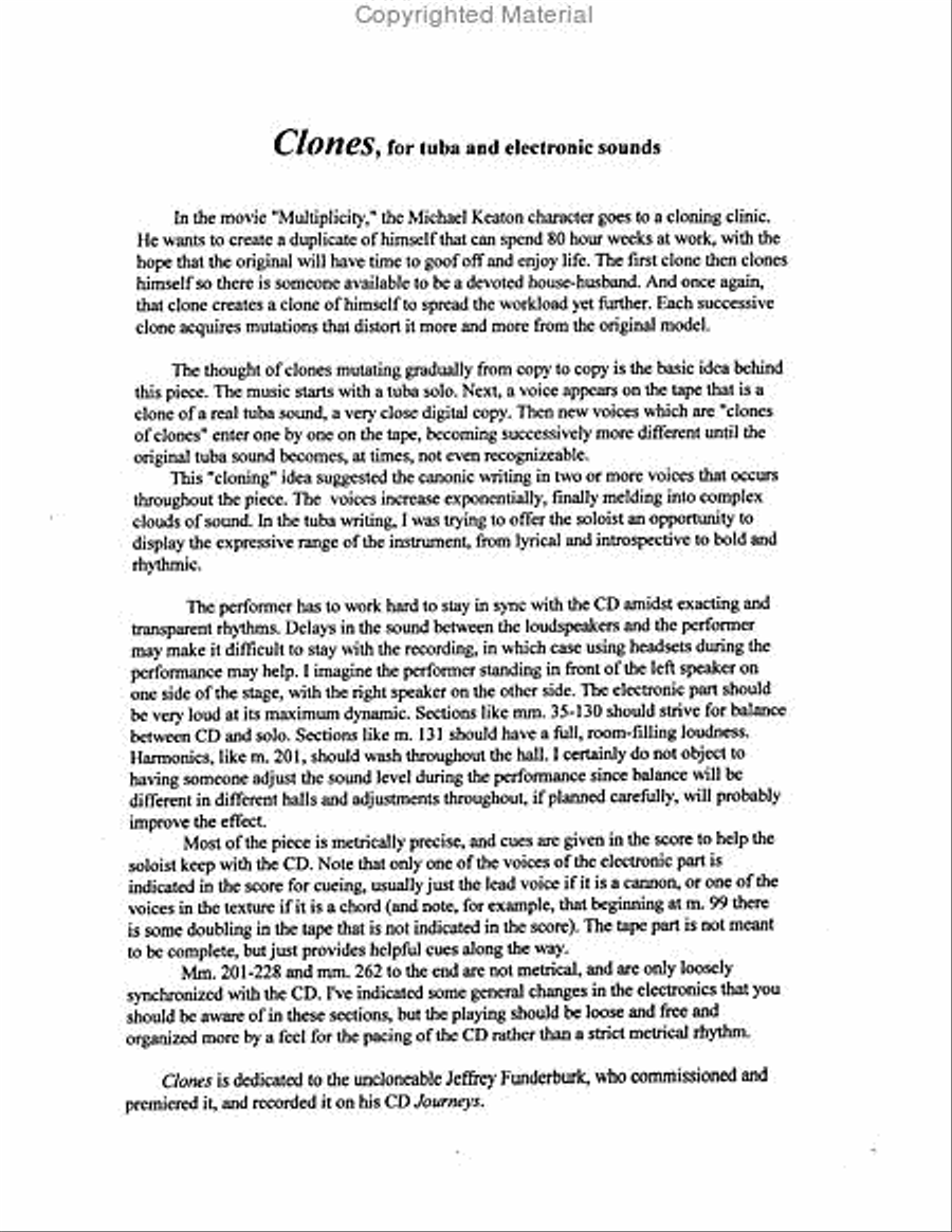 Clones Tuba scores gallery preview page 2