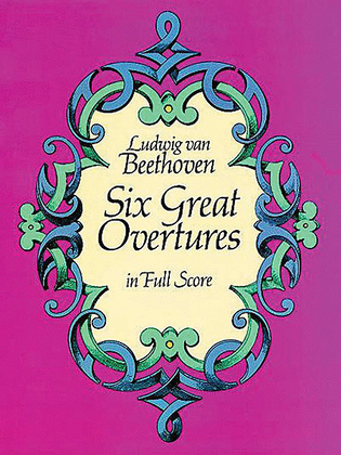 Book cover for Six Great Overtures in Full Score
