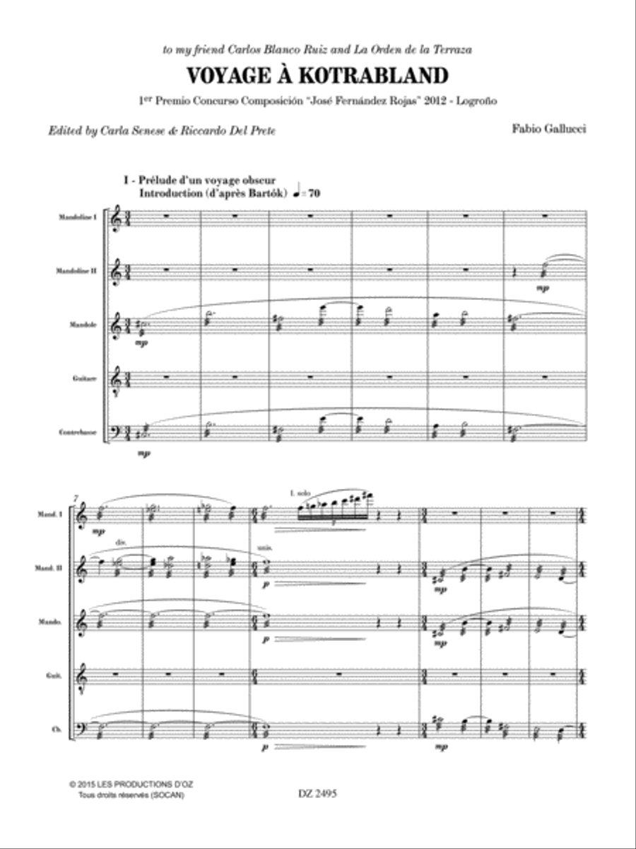 Voyage à Kotrabland Orchestra scores gallery preview page 3