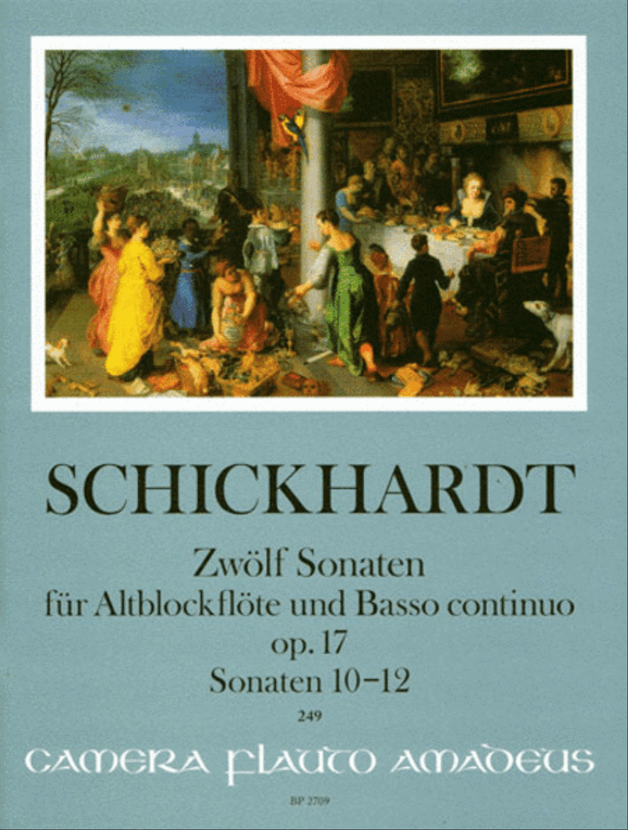 Twelve Sonatas op 17 (Nr. 10-12) Soprano Recorder scores gallery preview page 1