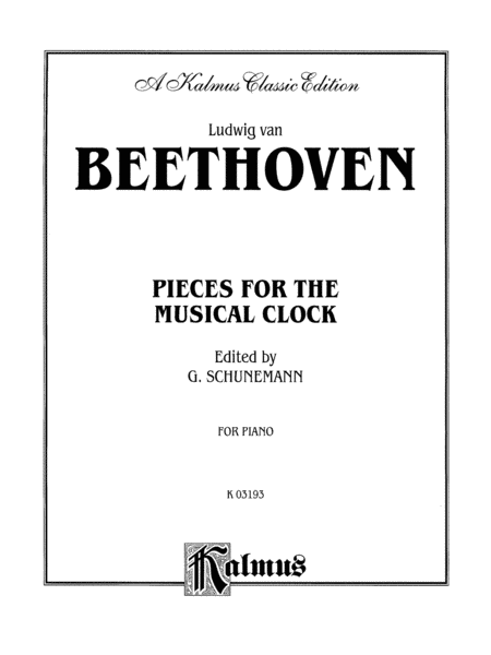 Pieces for the Musical Clock