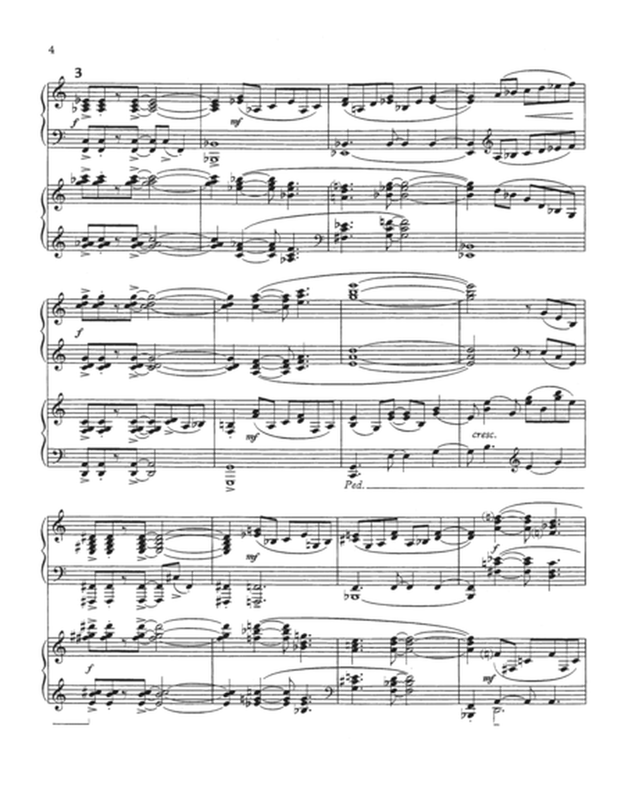 Four Piece Suite (for 2 pianos)