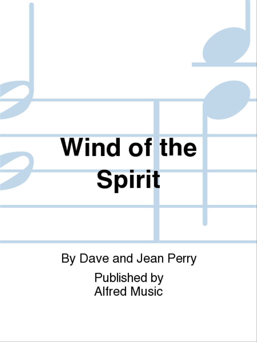 Wind of the Spirit 4-Part scores gallery preview page 1