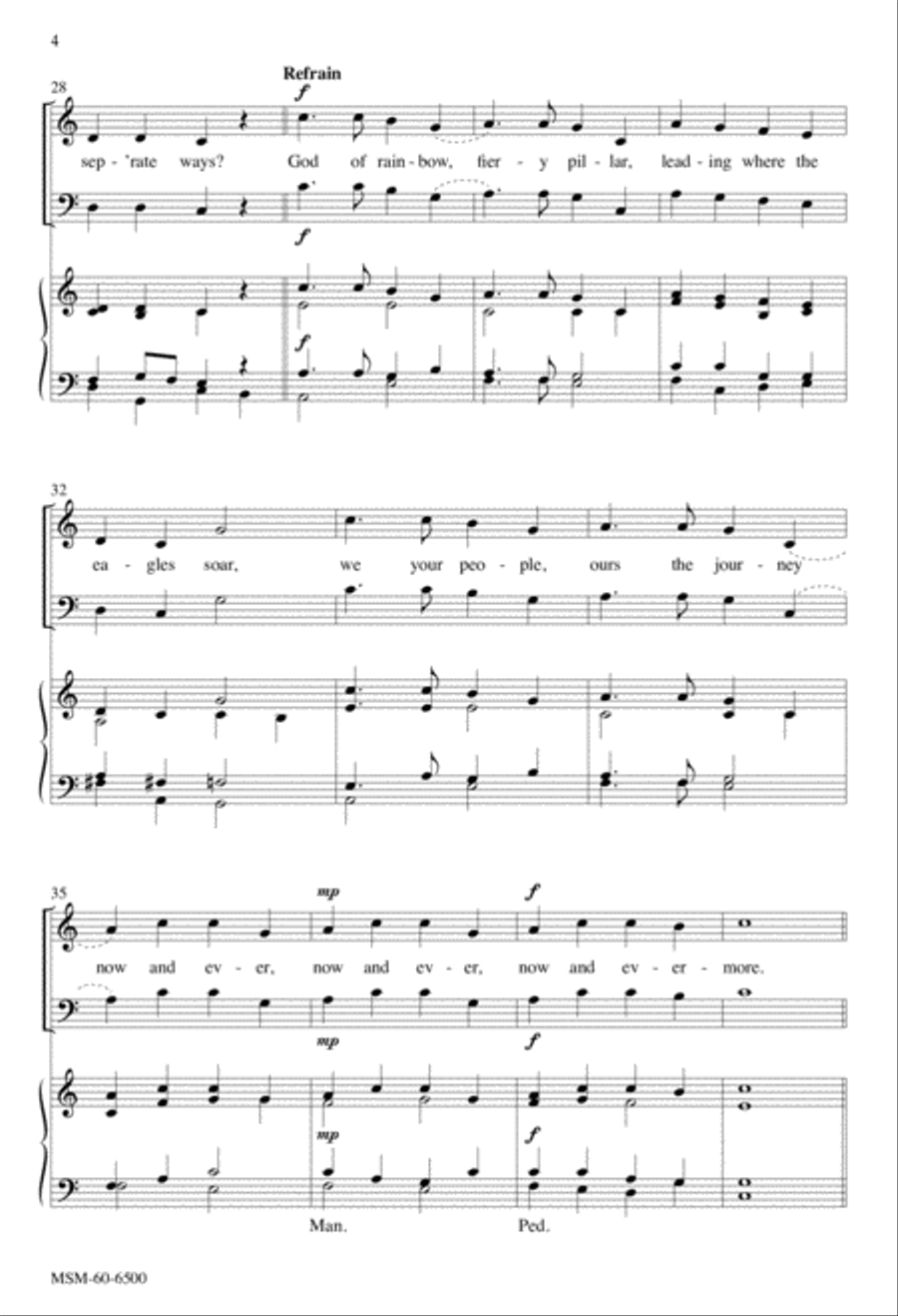 In the Midst of New Dimensions 4-Part scores gallery preview page 4