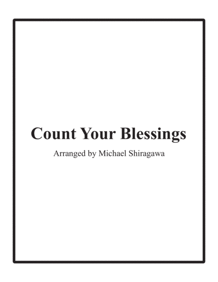 Count Your Blessings - Bassoon image number null