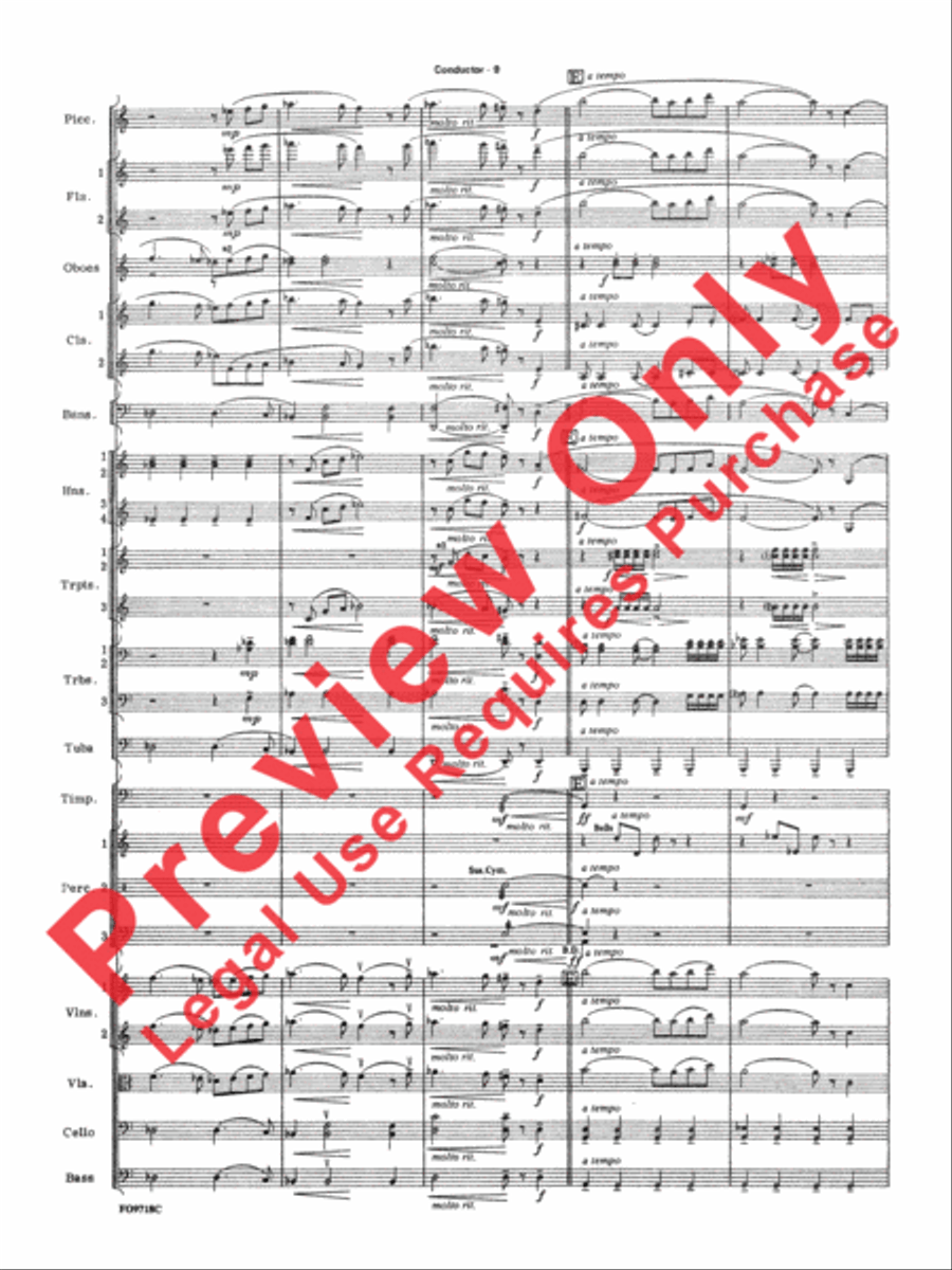 The Empire Strikes Back Medley Full Orchestra scores gallery preview page 40