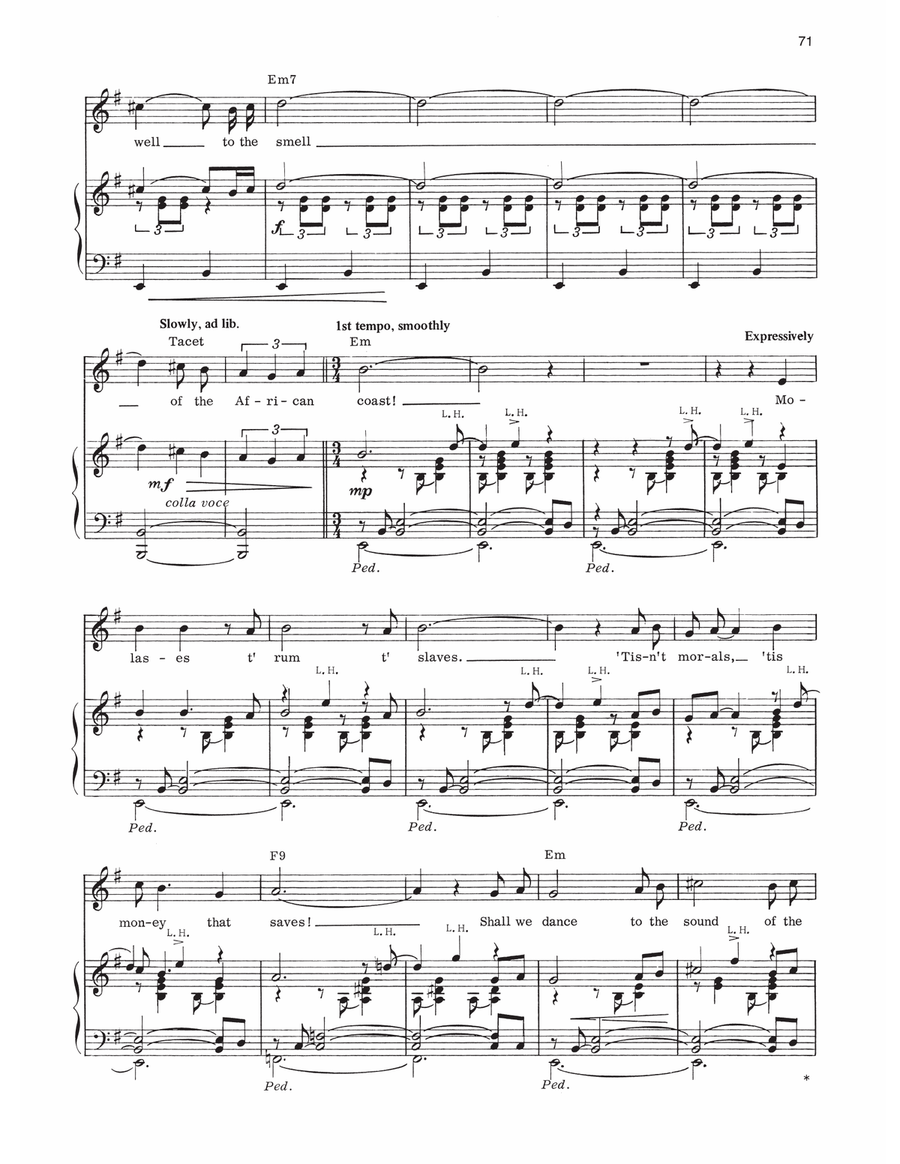 Molasses To Rum (from 1776) Piano, Vocal, Guitar scores gallery preview page 4