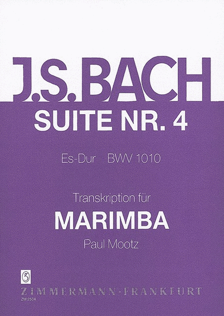 Suite IV BWV 1010