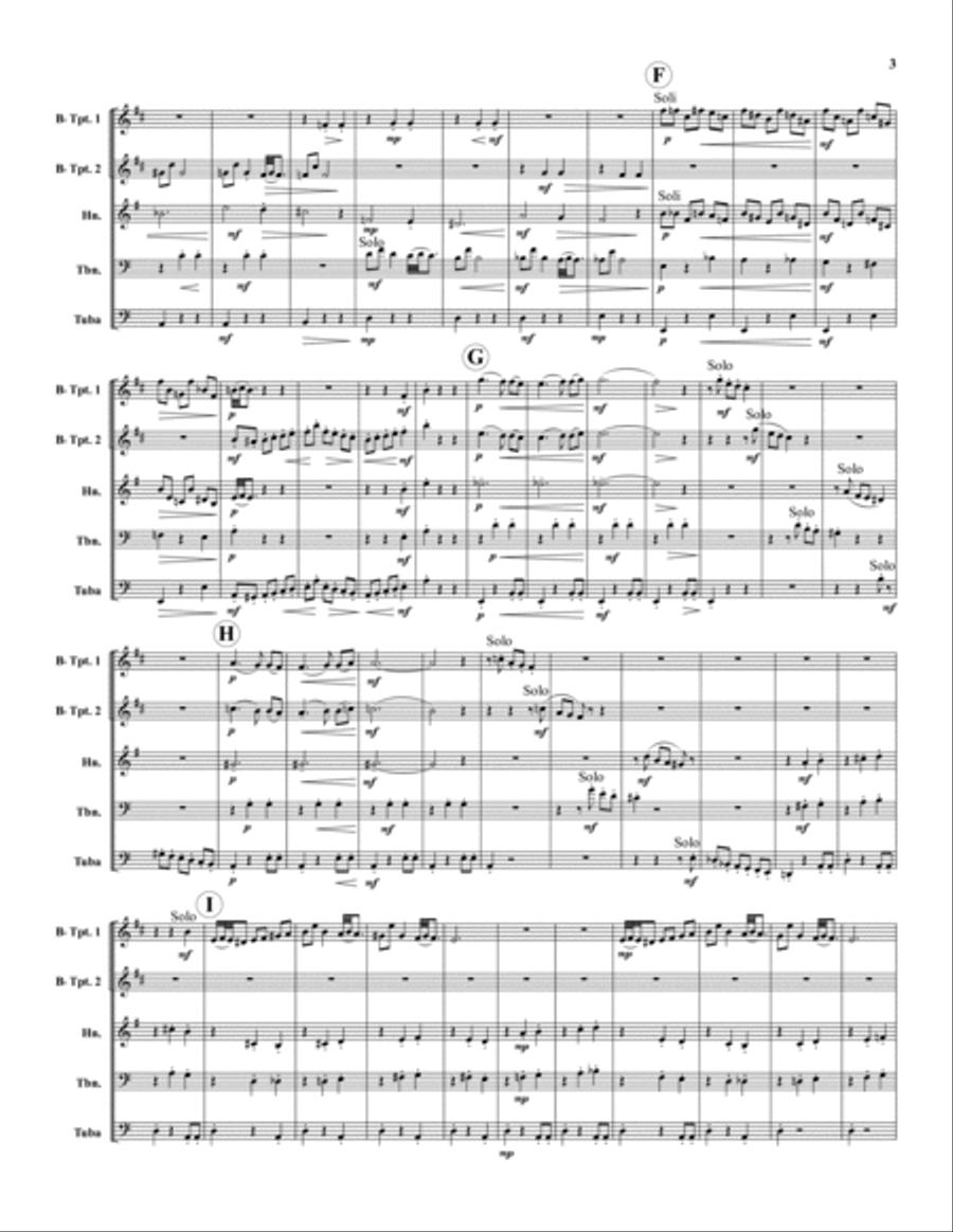 Anitra's Dance, Op. 46 Anitra's Dance, Op. 46 Brass Quintet scores gallery preview page 3